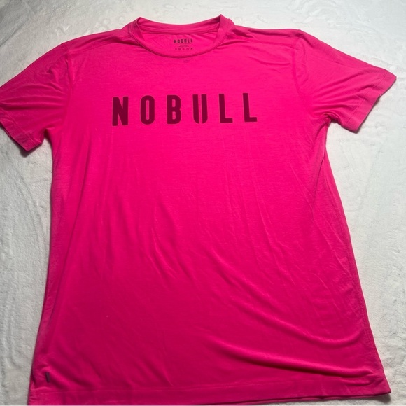 NOBULL Bright Pink Performance Tee - Picture 2 of 9